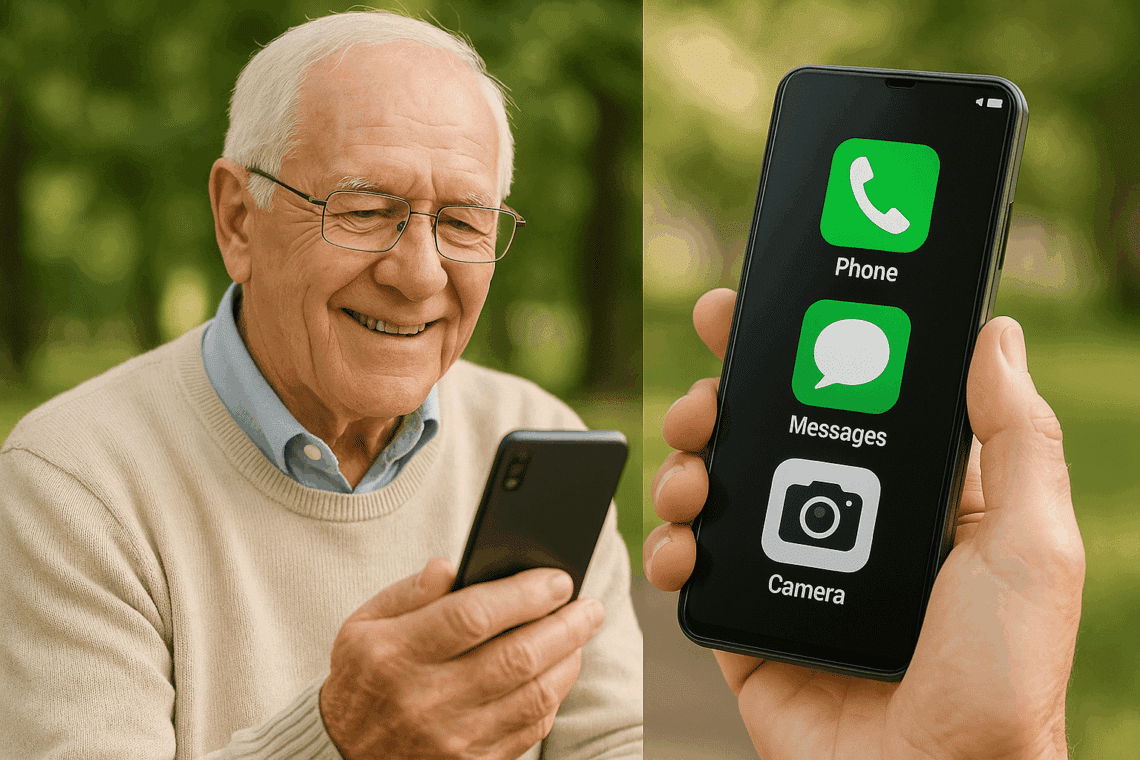 Cómo elegir el teléfono móvil perfecto si tienes más de 60 años