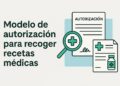 Modelo de autorización para recoger recetas médicas