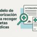 Modelo de autorización para recoger recetas médicas