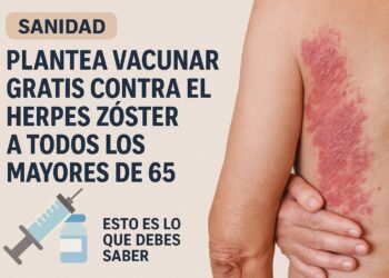 Sanidad estudia vacunar gratis a los mayores de 65 contra el herpes zóster