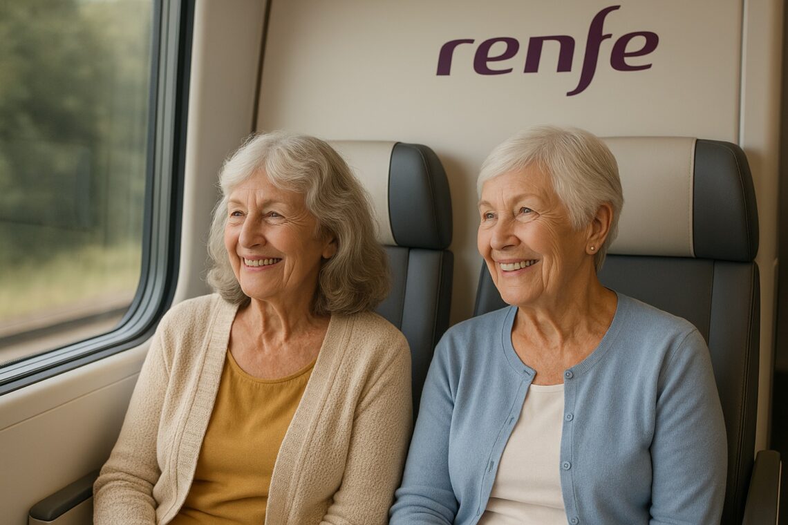 Renfe lanza billetes a 7 euros para mayores de 60 años