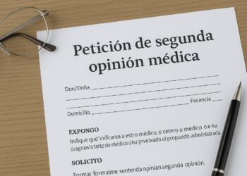 Petición de segunda opinión médica en la Seguridad Social (Modelo descargable)