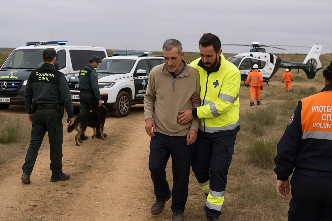 Final feliz en Toro: aparece sano y salvo el hombre de 61 años desaparecido el sábado