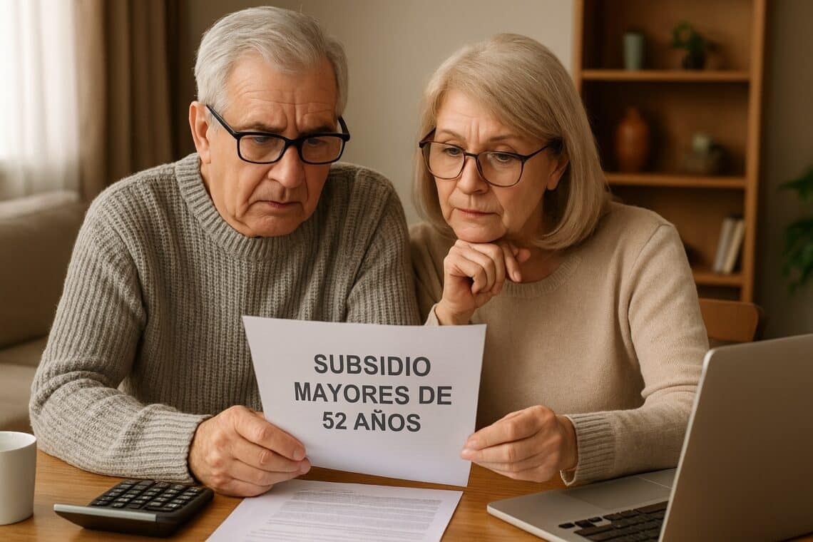 Subsidio para mayores de 52 años en 2025: cuánto se cobra, quién puede pedirlo y cómo mejora tu pensión
